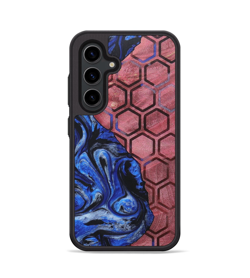Galaxy S24 Wood+Resin Phone Case - Bernadette (Pattern, 697607)