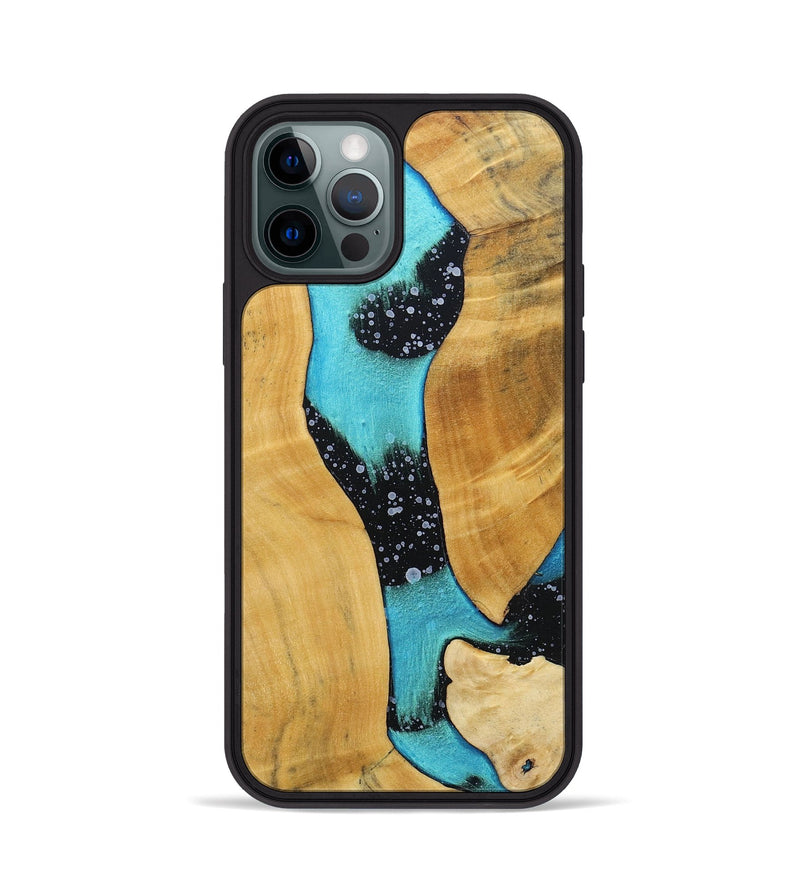 iPhone 12 Pro Wood+Resin Phone Case - Stuart (Cosmos, 698171)