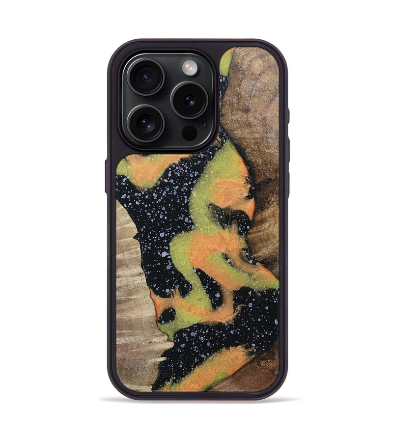 iPhone 15 Pro Wood+Resin Phone Case - Neal (Cosmos, 698180)