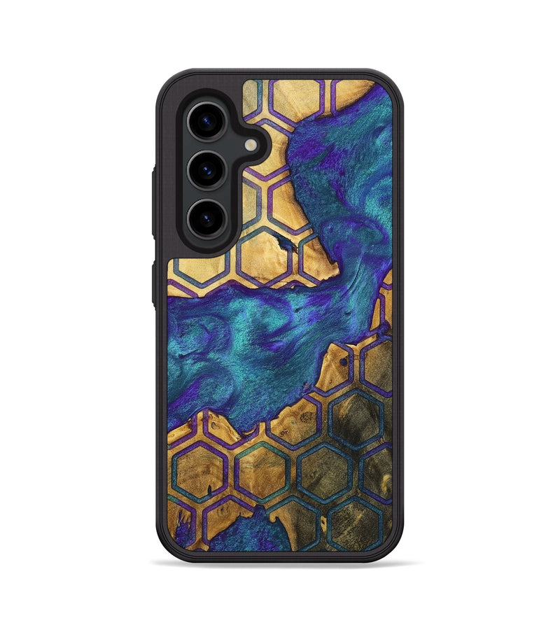 Galaxy S24 Wood+Resin Phone Case - Joe (Pattern, 698323)