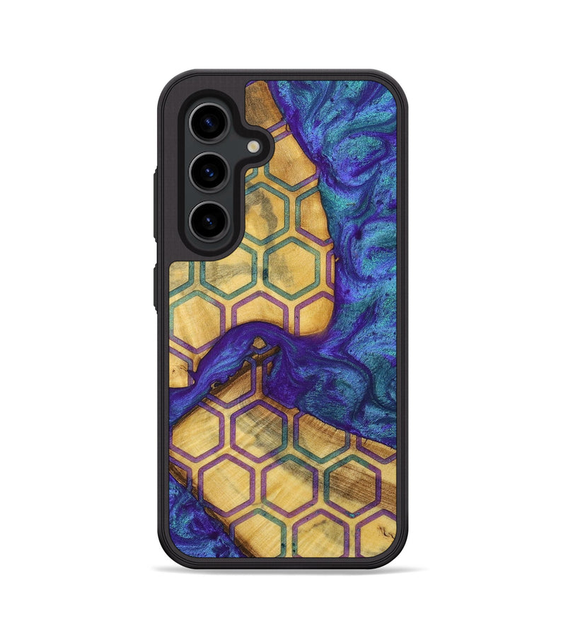 Galaxy S24 Wood+Resin Phone Case - Sara (Pattern, 698333)