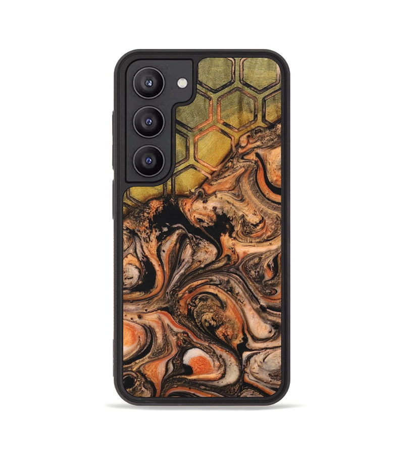 Galaxy S23 Wood+Resin Phone Case - Kailey (Pattern, 698591)