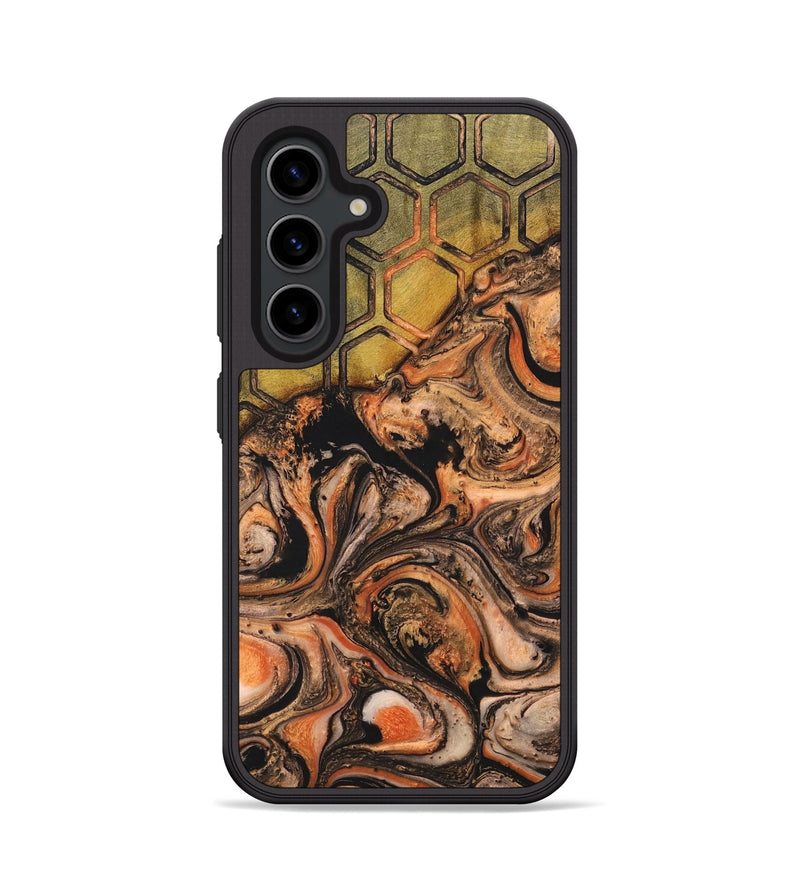 Galaxy S24 Wood+Resin Phone Case - Kailey (Pattern, 698591)