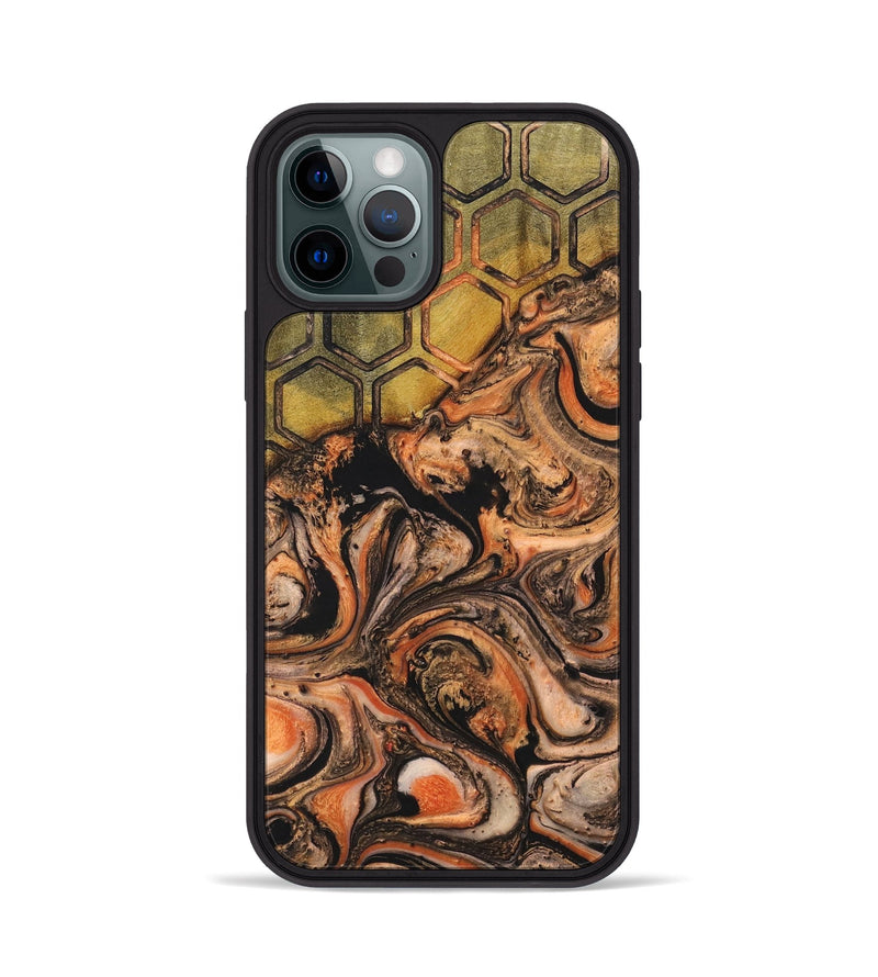 iPhone 12 Pro Wood+Resin Phone Case - Kailey (Pattern, 698591)