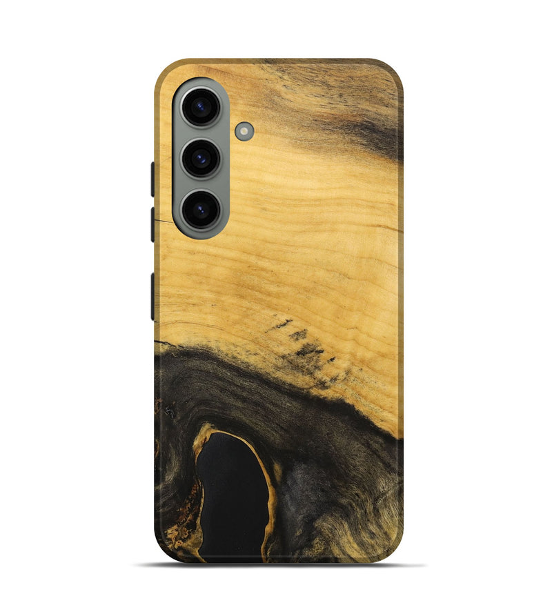 Galaxy S24 Wood+Resin Live Edge Phone Case - Bennett (Wood Burl, 698619)