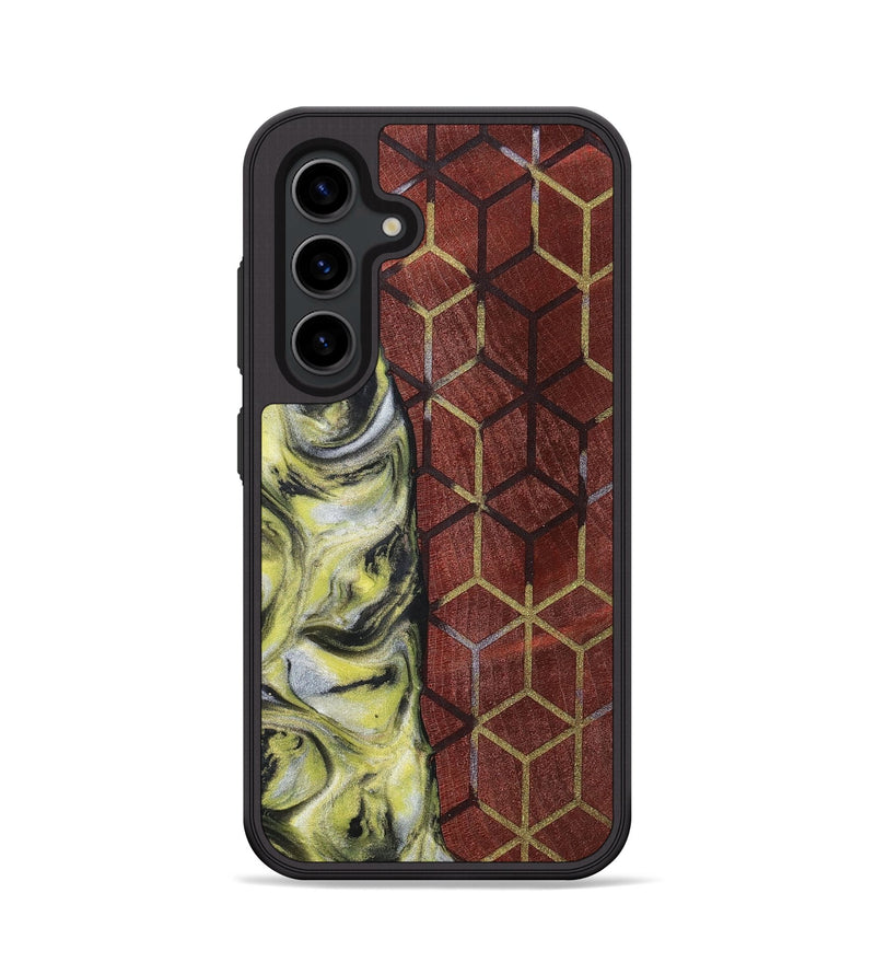Galaxy S24 Wood+Resin Phone Case - Karter (Pattern, 698932)