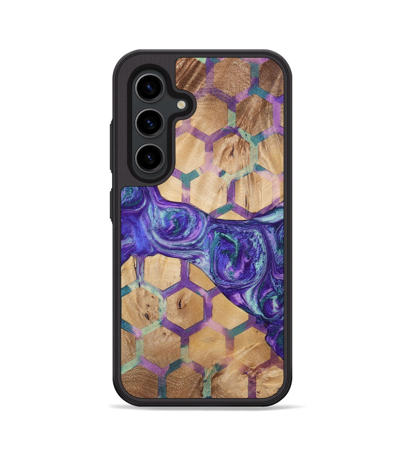 Galaxy S24 Wood+Resin Phone Case - Major (Pattern, 698935)