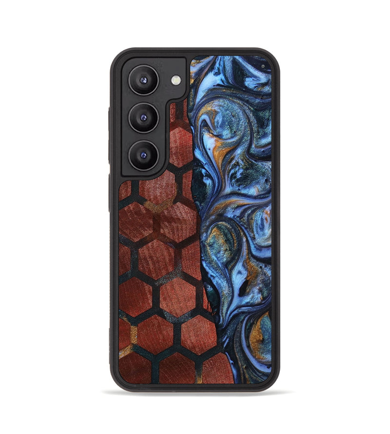 Galaxy S23 Wood+Resin Phone Case - Mitchell (Pattern, 699056)