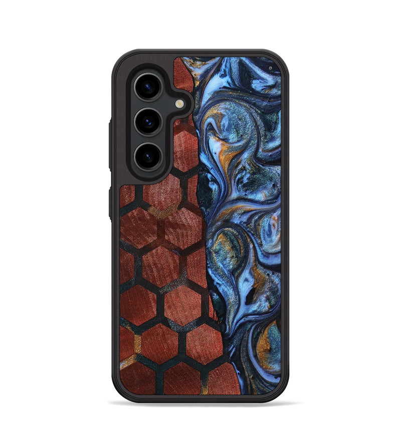 Galaxy S24 Wood+Resin Phone Case - Mitchell (Pattern, 699056)