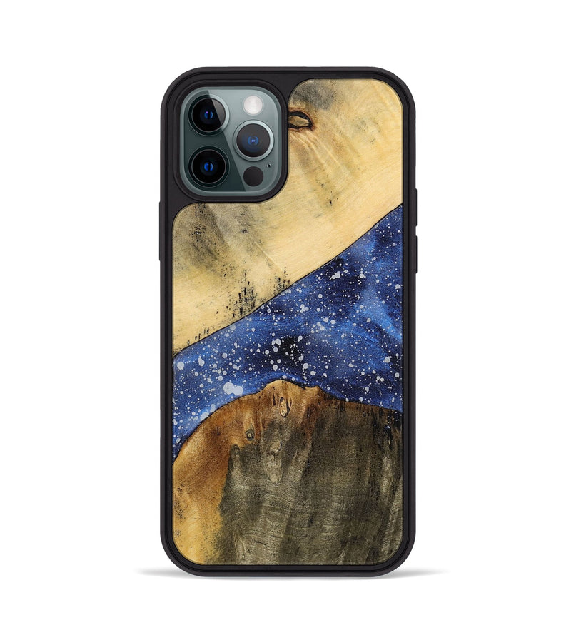 iPhone 12 Pro Wood+Resin Phone Case - Christian (Cosmos, 699368)