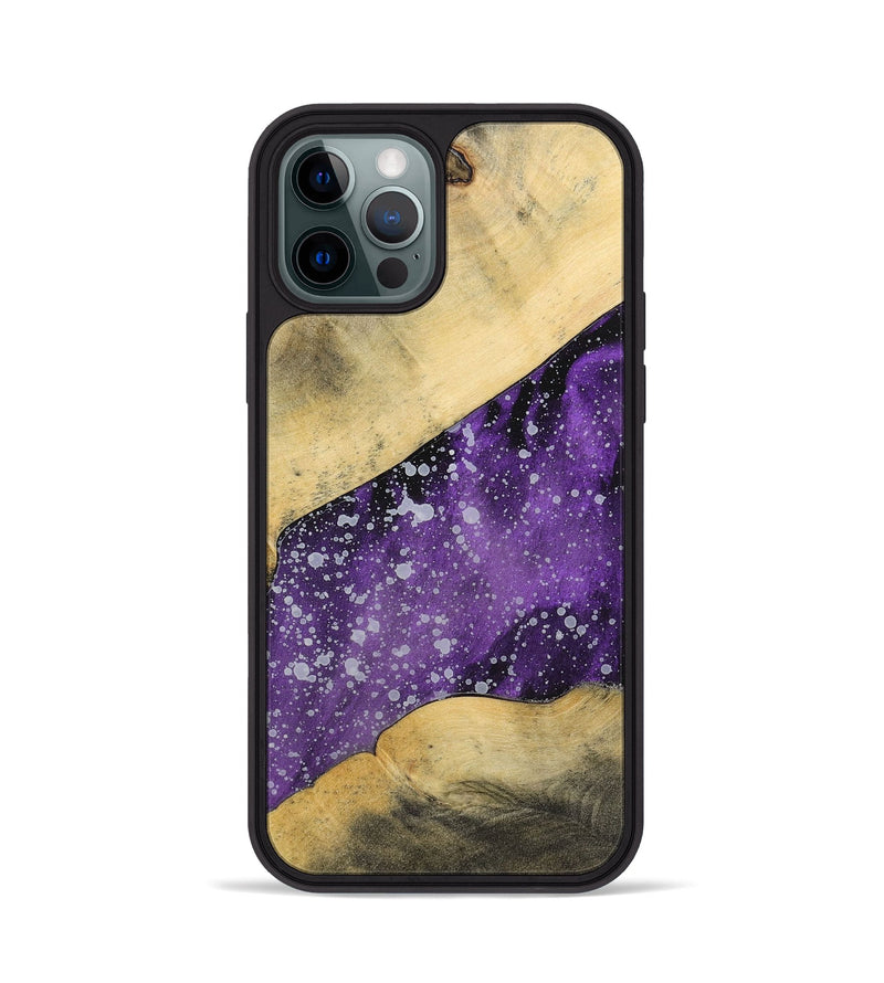 iPhone 12 Pro Wood+Resin Phone Case - Hector (Cosmos, 699393)