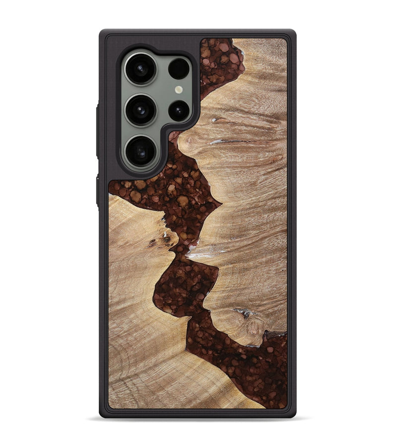 Galaxy S24 Ultra Wood+Resin Phone Case - Armando (Watercolor, 699704)