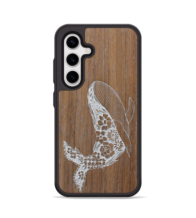 Galaxy S25 Wood Phone Case - Growth - Walnut (Curated, 699948)