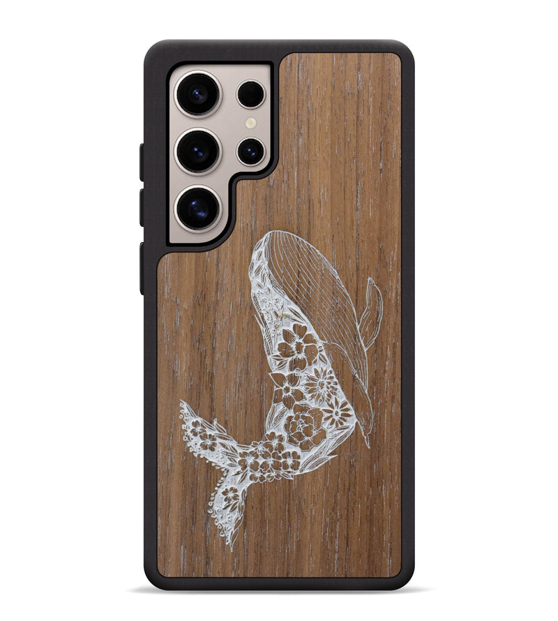 Galaxy S25 Ultra Wood Phone Case - Growth - Walnut (Curated, 699948)