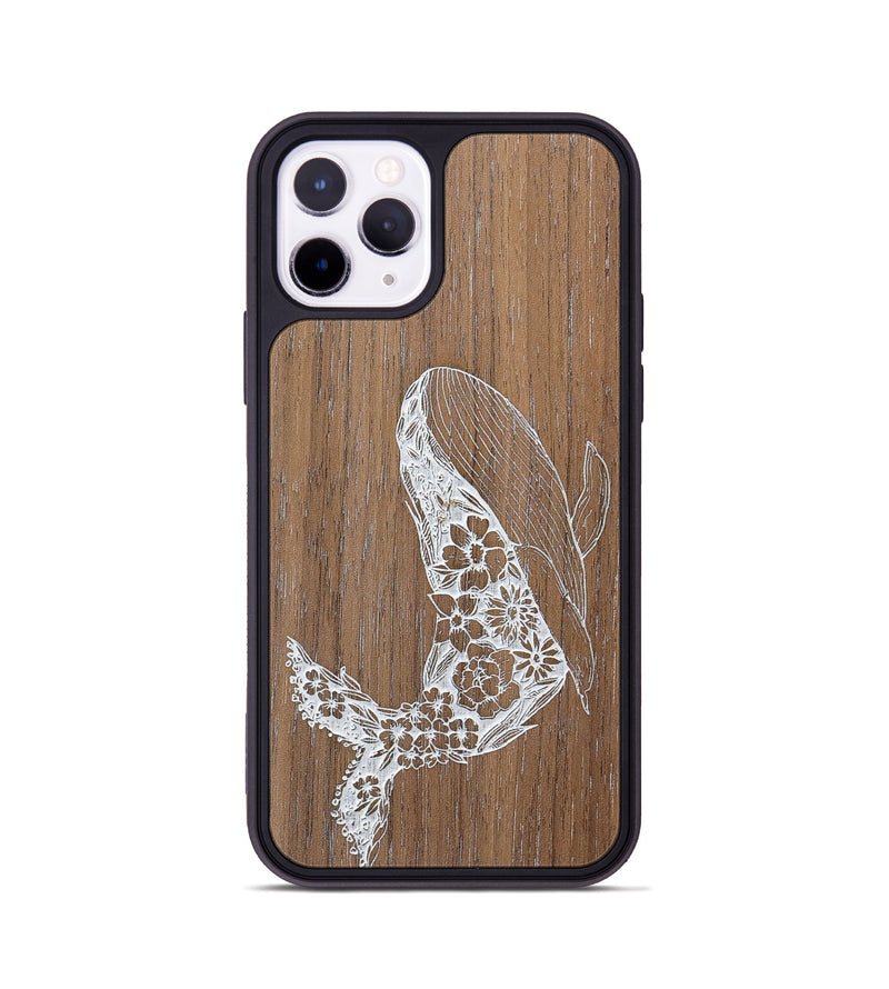 iPhone 11 Pro Wood+Resin Phone Case - Growth - Walnut (Curated)