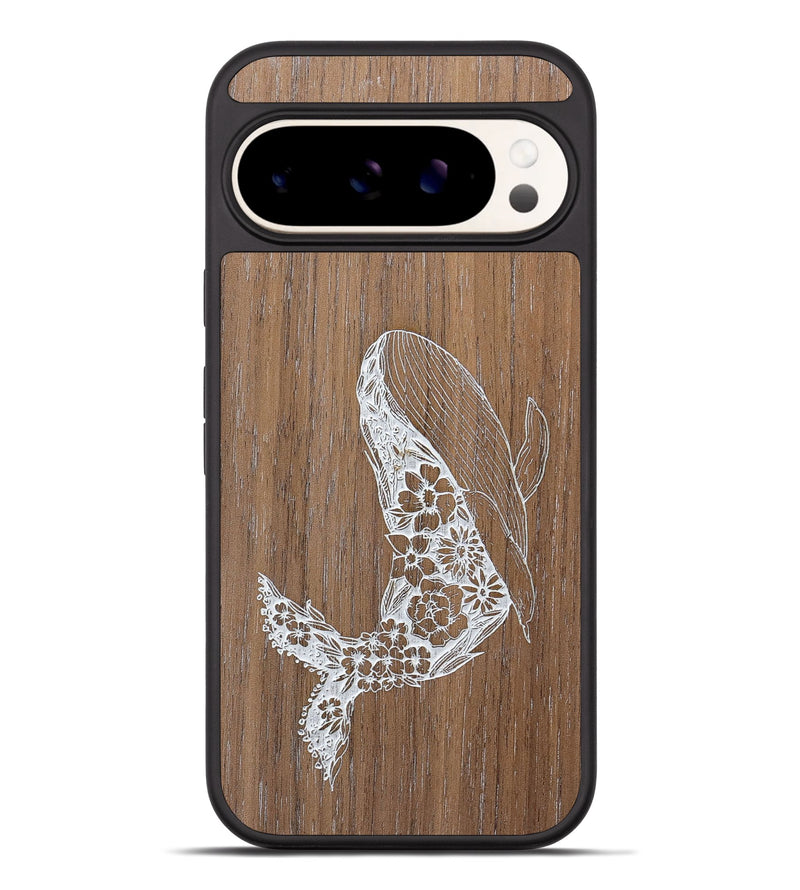 Pixel 9 Pro XL Wood+Resin Phone Case - Growth - Walnut (Curated)