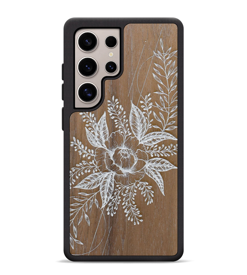 Galaxy S25 Ultra Wood Phone Case - Hope - Walnut (Curated, 699949)