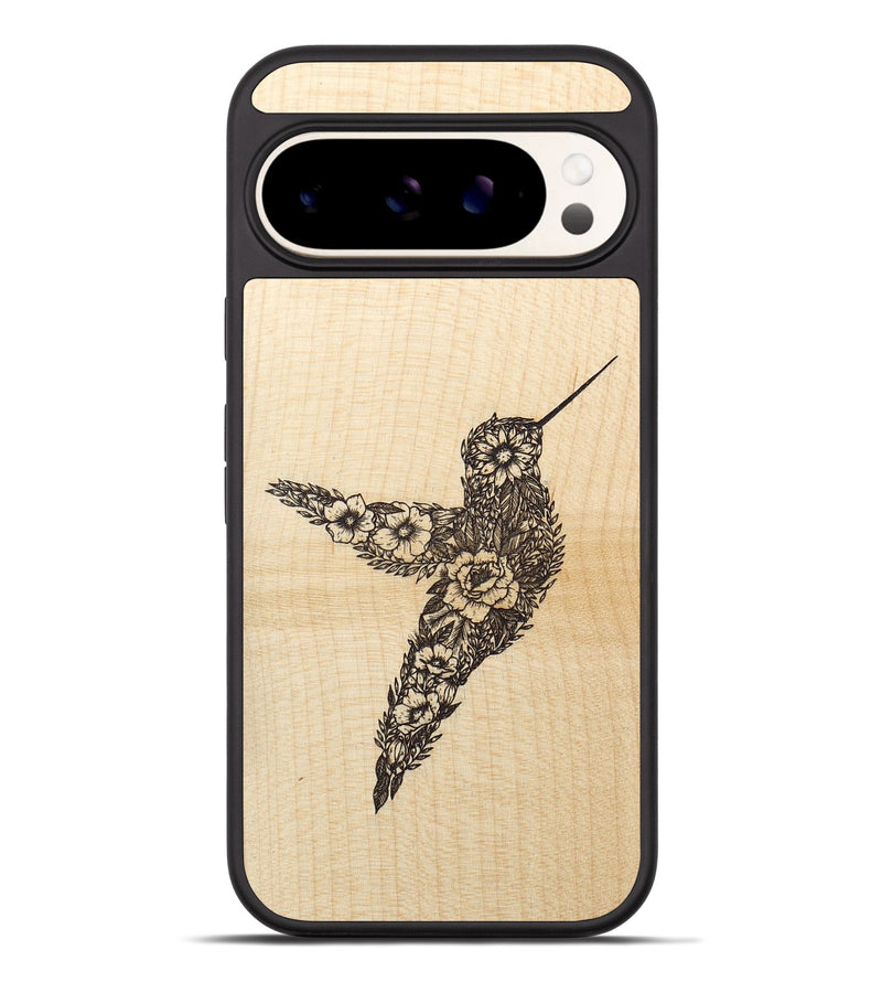 Pixel 9 Pro XL Wood+Resin Phone Case - Hover In The Moment - Maple (Curated)