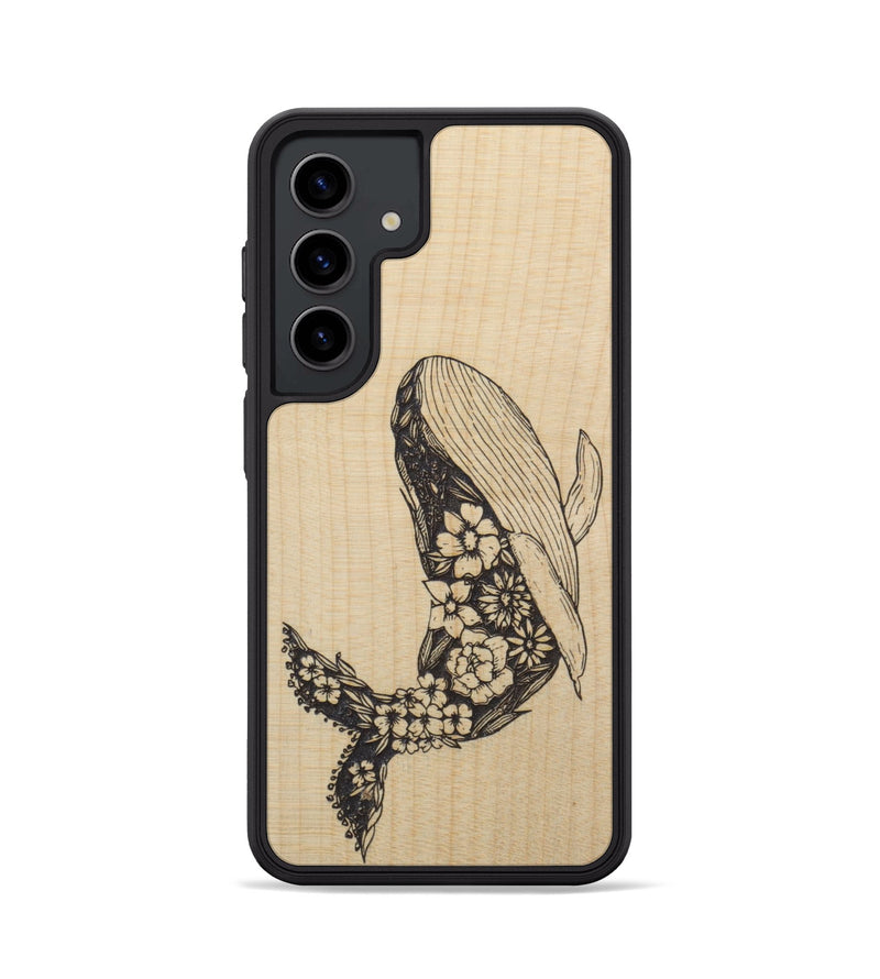 Galaxy S24 Wood+Resin Phone Case - Growth - Maple (Curated)