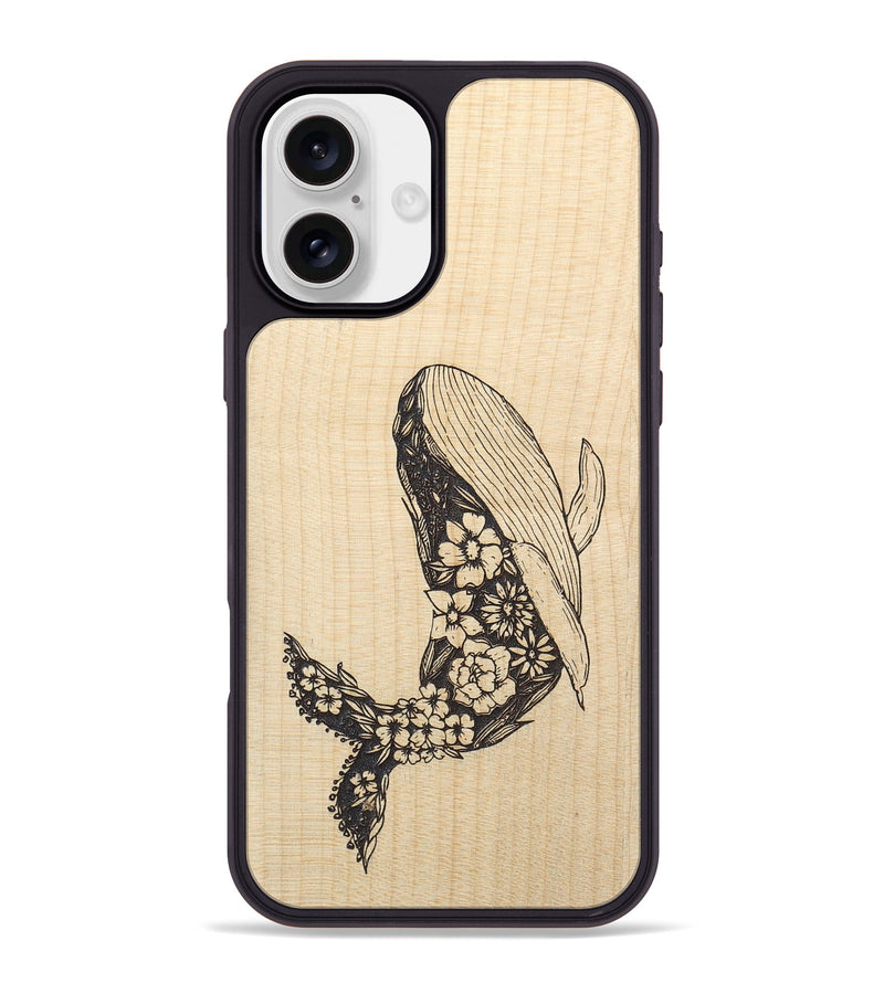 iPhone 16 Plus Wood+Resin Phone Case - Growth - Maple (Curated)