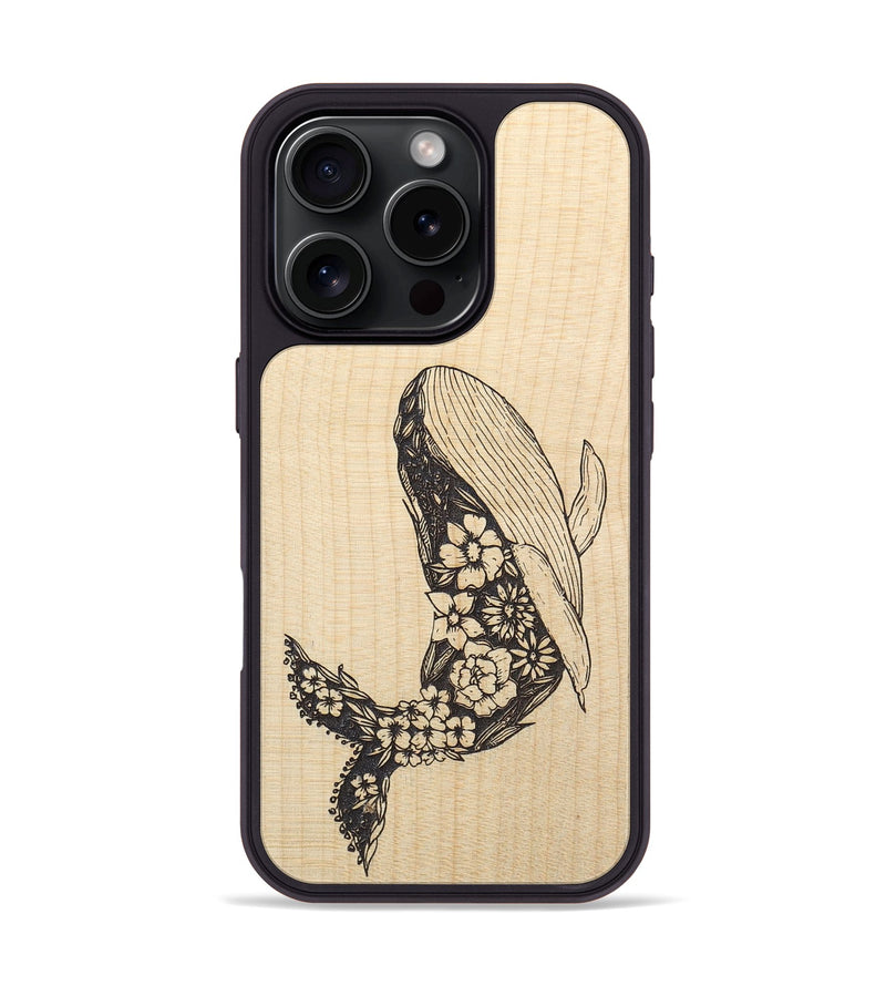 iPhone 16 Pro Wood+Resin Phone Case - Growth - Maple (Curated)