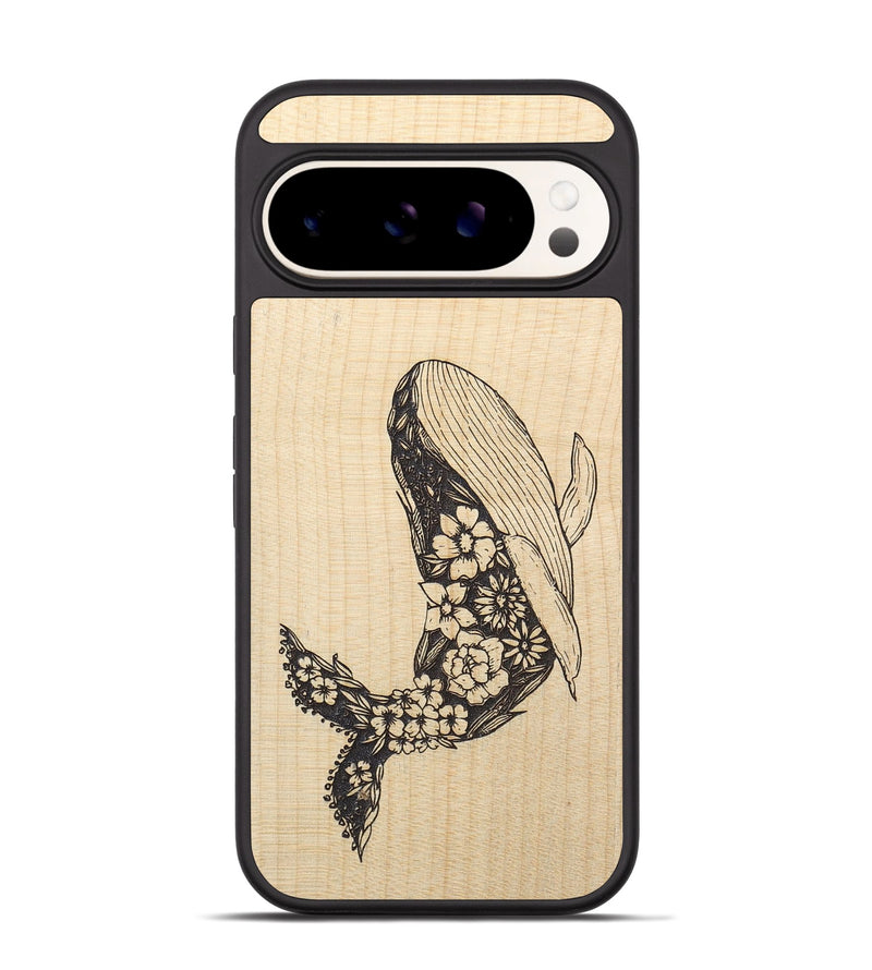 Pixel 9 Wood+Resin Phone Case - Growth - Maple (Curated)