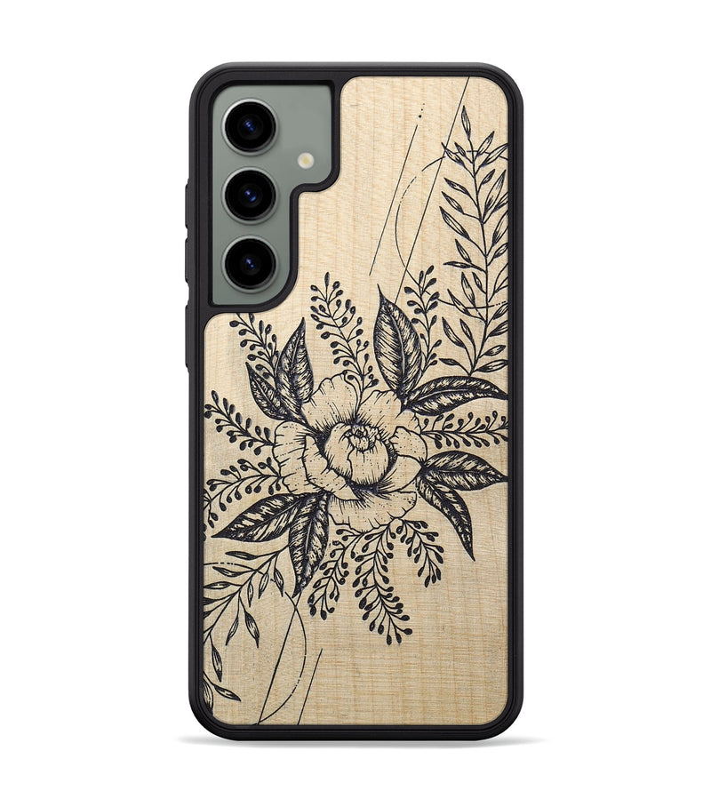 Galaxy S24 Plus Wood+Resin Phone Case - Hope - Maple (Curated)