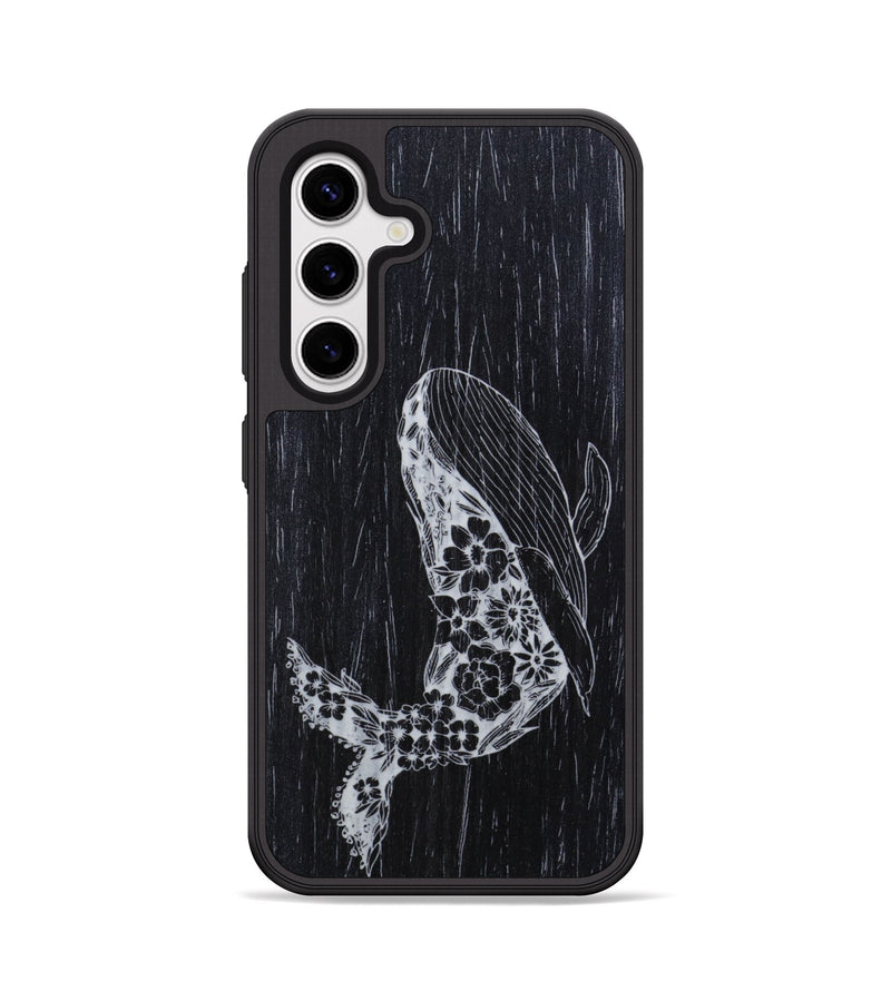 Galaxy S25 Wood Phone Case - Growth - Ebony (Curated, 699958)