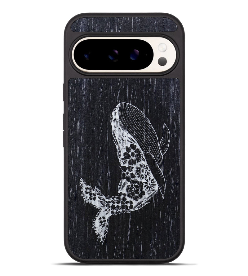 Pixel 9 Pro XL Wood+Resin Phone Case - Growth - Ebony (Curated)