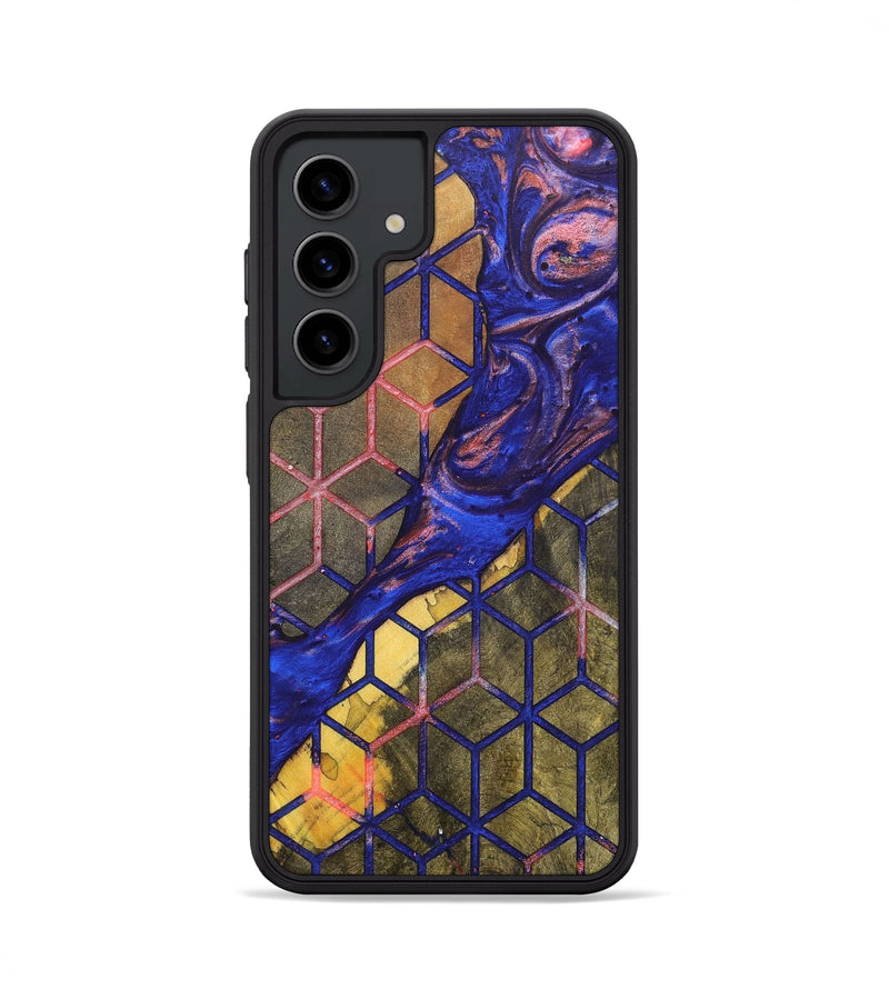 Galaxy S24 Wood+Resin Phone Case - Kenneth (Pattern, 700151)