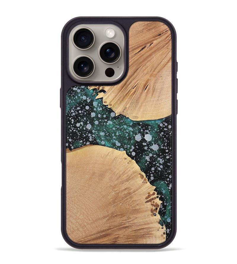 iPhone 16 Pro Max Wood+Resin Phone Case - Ophelia (Cosmos, 700496)