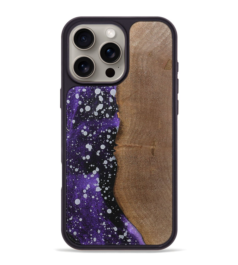 iPhone 16 Pro Max Wood+Resin Phone Case - Mack (Cosmos, 700547)