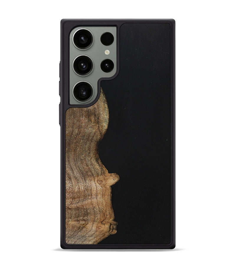 Galaxy S24 Ultra Wood+Resin Phone Case - Nash (Pure Black, 701138)