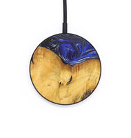 Circle Wood+Resin Wireless Charger - Lauren (Blue, 703663)