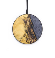 Circle Wood+Resin Wireless Charger - Darlene (Pure Black, 704859)