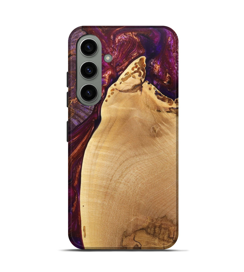 Galaxy S24 Wood+Resin Live Edge Phone Case - Tobias (Purple, 705003)