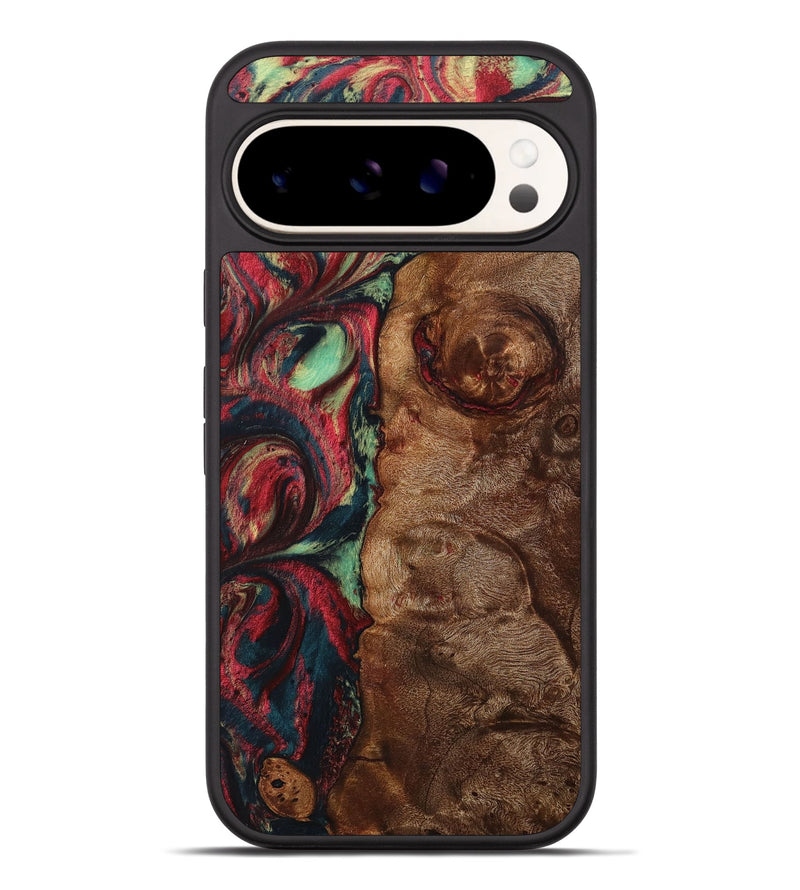 Pixel 9 Pro XL Wood+Resin Phone Case - Josie (Red, 705184)