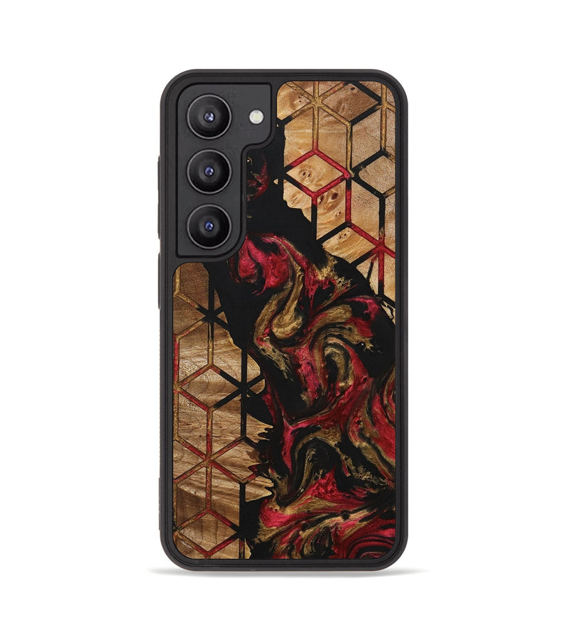 Galaxy S23 Wood+Resin Phone Case - Wilson (Pattern, 705309)
