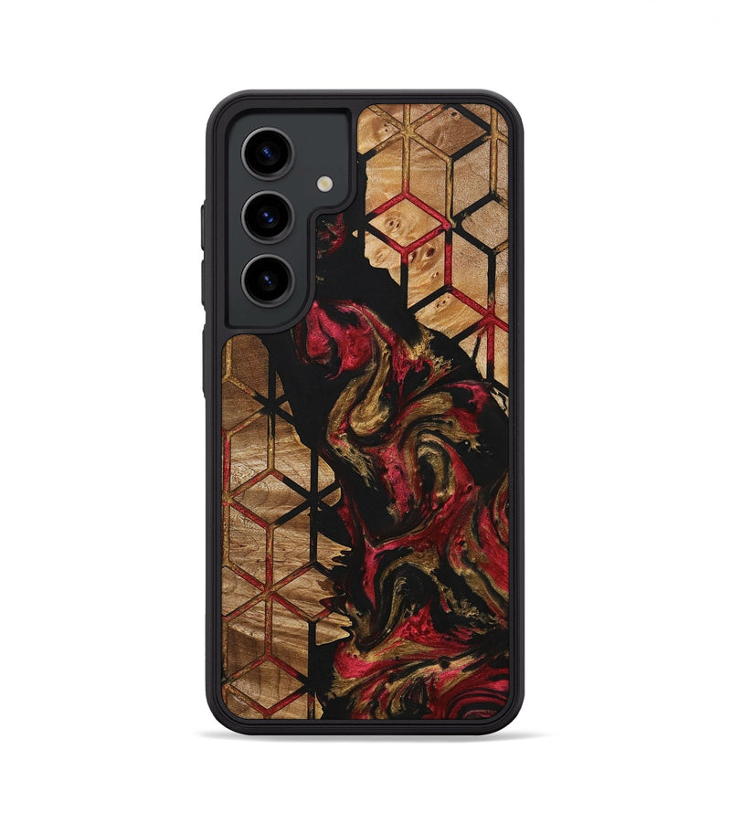 Galaxy S24 Wood+Resin Phone Case - Wilson (Pattern, 705309)