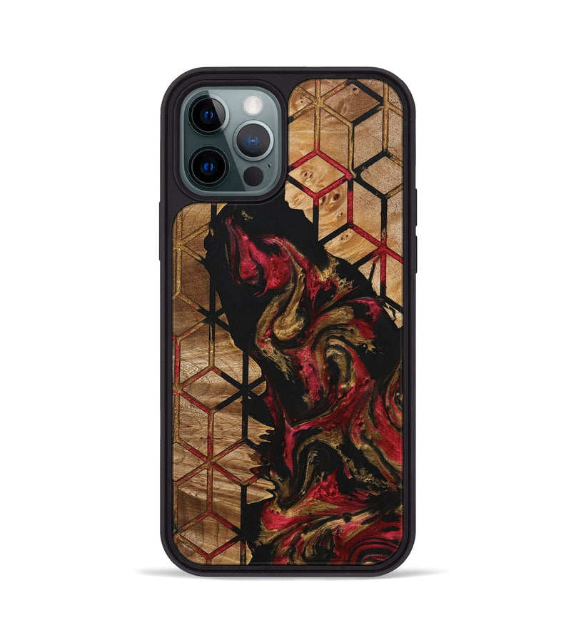 iPhone 12 Pro Wood+Resin Phone Case - Wilson (Pattern, 705309)