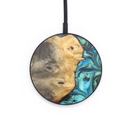 Circle Wood+Resin Wireless Charger - Tiffany (Blue, 705367)