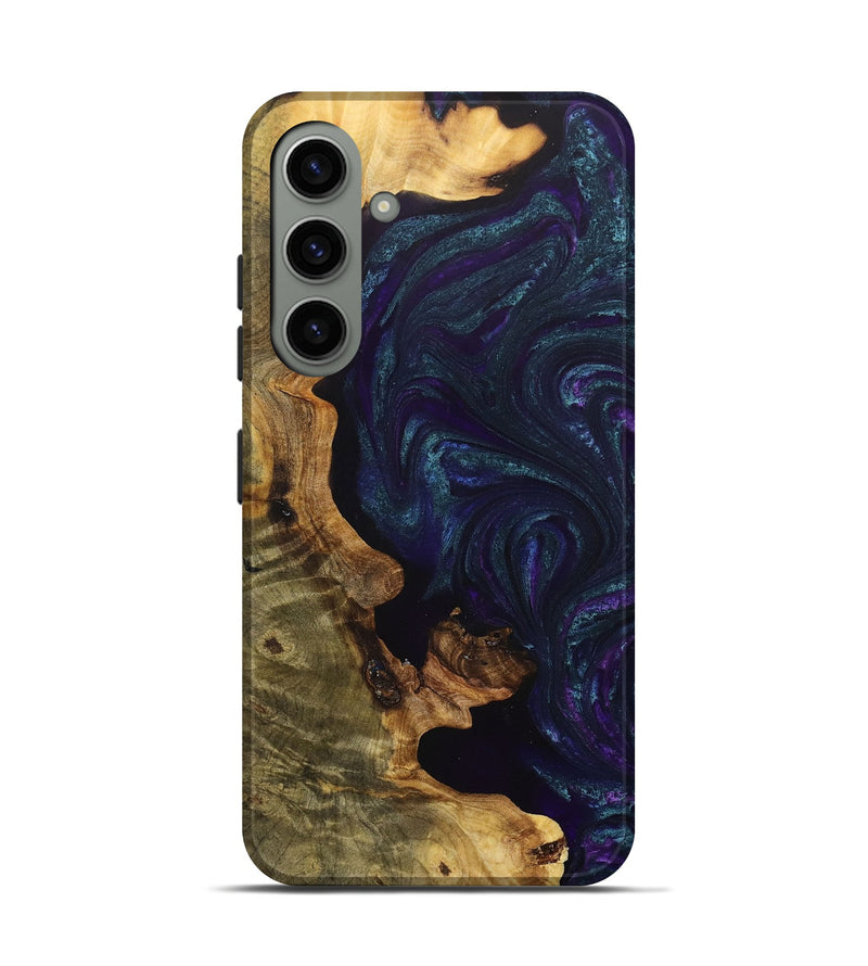 Galaxy S24 Wood+Resin Live Edge Phone Case - Julissa (Purple, 705414)