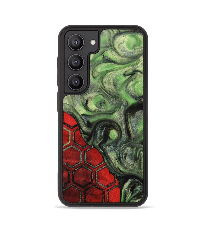 Galaxy S23 Wood+Resin Phone Case - Tyson (Pattern, 705467)