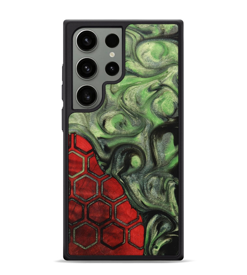 Galaxy S24 Ultra Wood+Resin Phone Case - Tyson (Pattern, 705467)