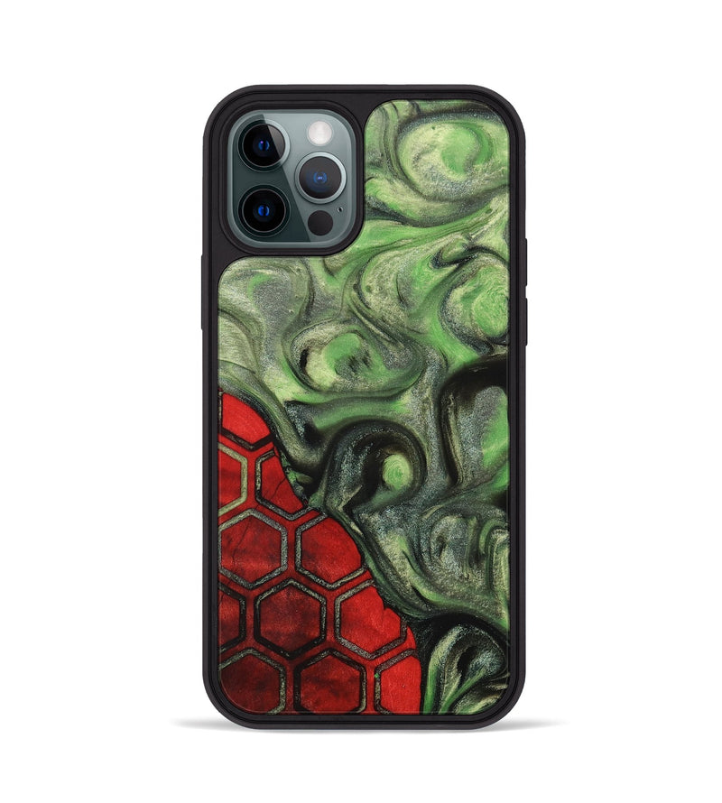 iPhone 12 Pro Wood+Resin Phone Case - Tyson (Pattern, 705467)