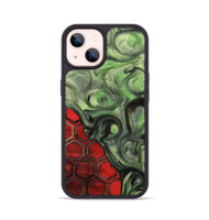 iPhone 14 Wood+Resin Phone Case - Tyson (Pattern, 705467)
