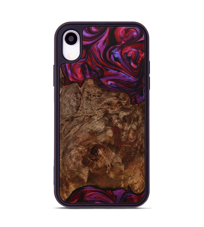 iPhone Xr Wood+Resin Phone Case - Jackson (Red, 705643)