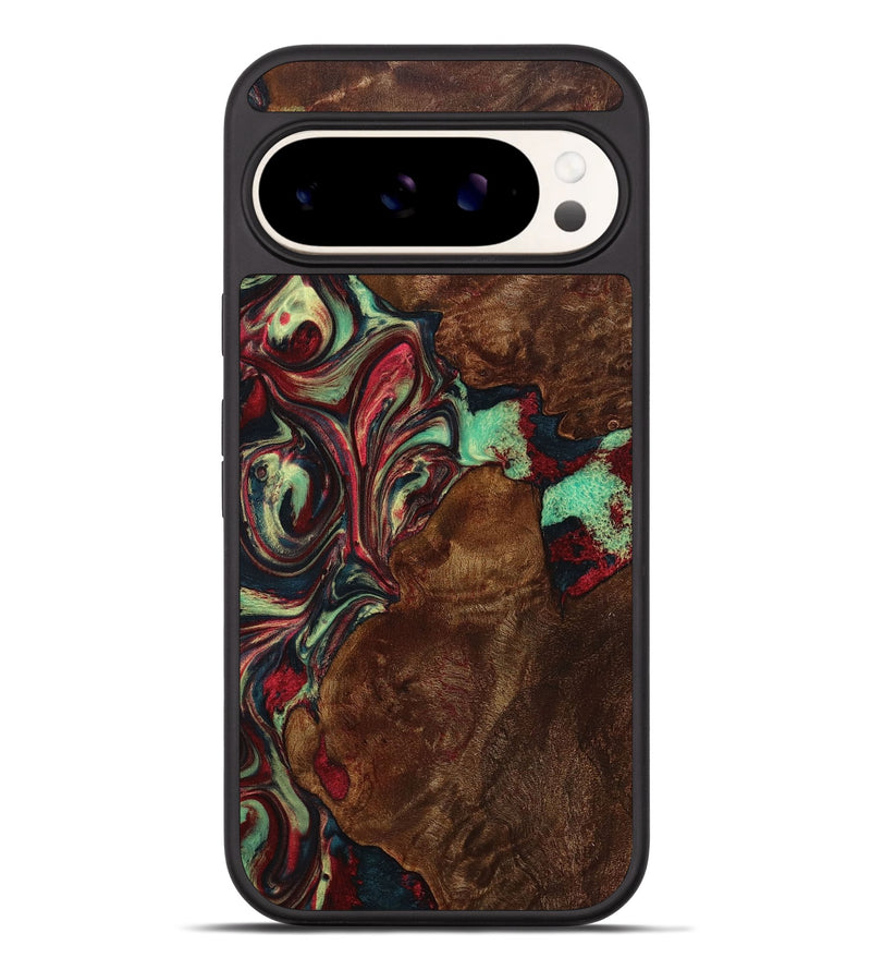 Pixel 9 Pro XL Wood+Resin Phone Case - Claire (Red, 705650)