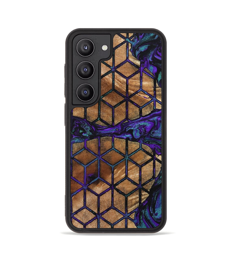 Galaxy S23 Wood+Resin Phone Case - Nayeli (Pattern, 705835)