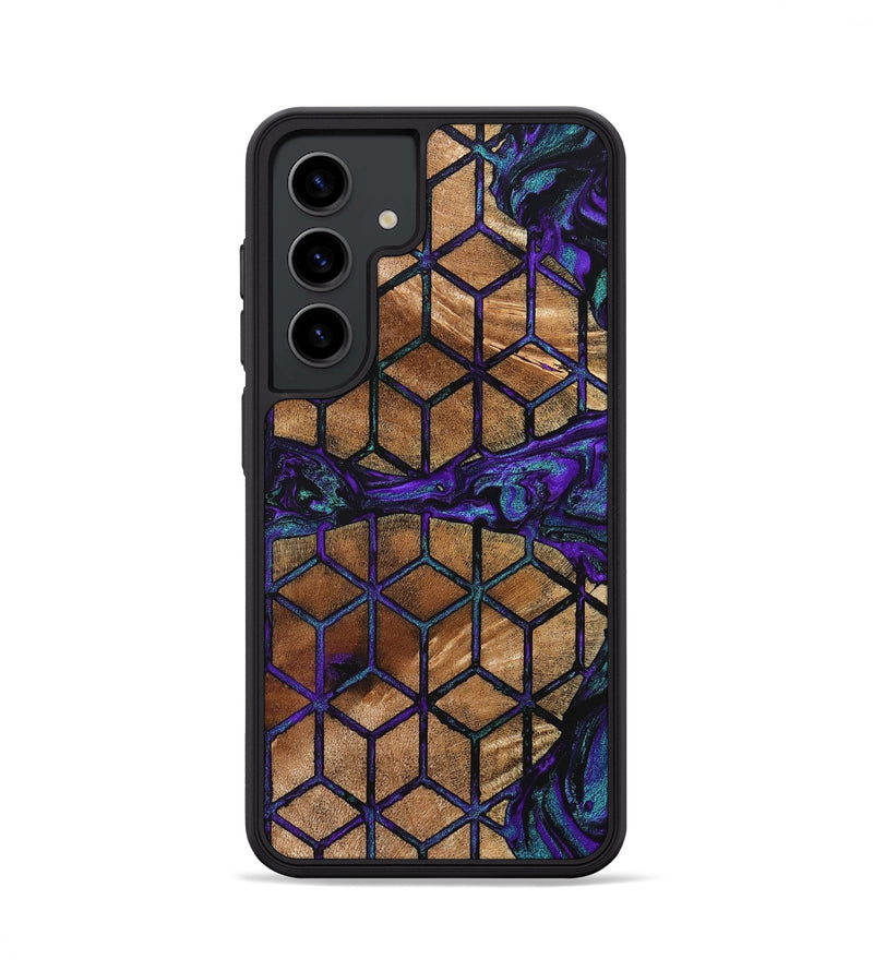 Galaxy S24 Wood+Resin Phone Case - Nayeli (Pattern, 705835)